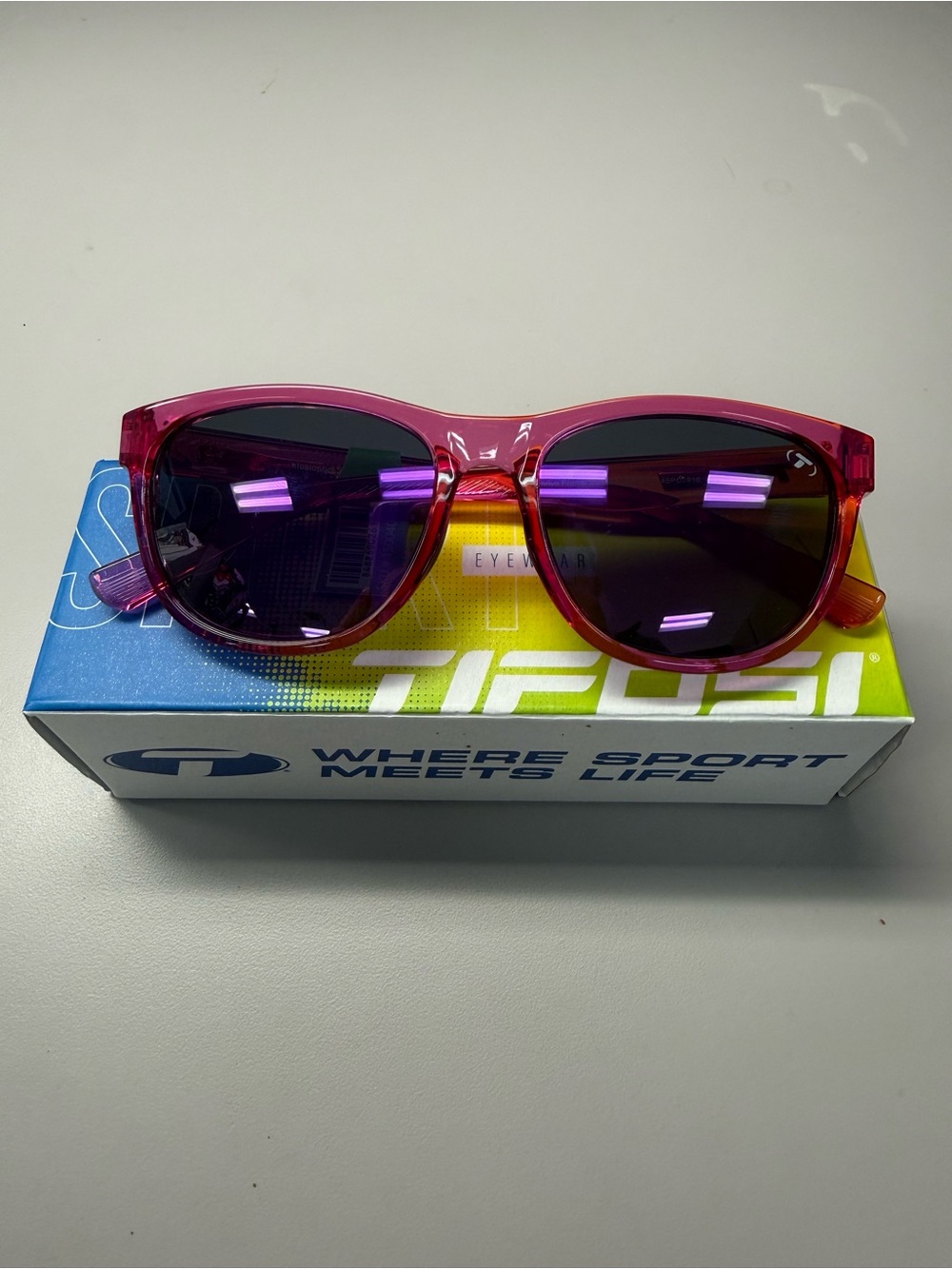 NIP Tifosi Optics Swank Purple Punch Sunglasses